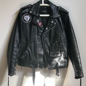 Wilson’s Leather Motorcycle Jacket Medium